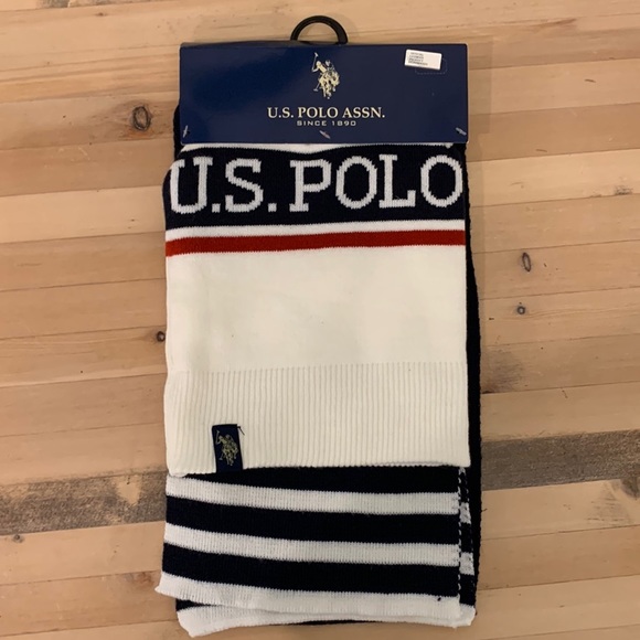 U.S. Polo Assn. Other - U.s. Polo Association Official Winter Scarf & Hat Set USPA Cold Weather Set NWT